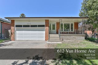 Backsplit for Sale, 612 Van Horne Ave, Toronto, ON