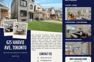 Property for Rent, 625 Harvie Ave #01, Toronto, ON