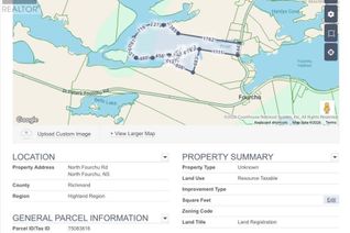 Property for Sale, North Fourchu Road, Fourchu, NS