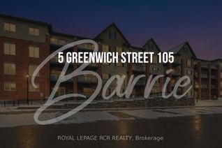 Property for Sale, 5 Greenwich St #105, Barrie, ON
