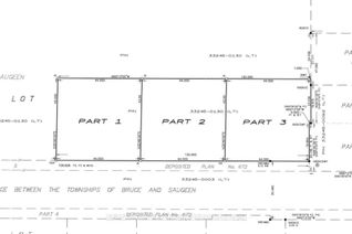 Vacant Residential Land for Sale, Pt 3 Bruce Saugeen Townline, Saugeen Shores, ON