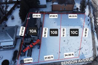 Vacant Residential Land for Sale, 10 B and C Benson Ave, Mississauga, ON