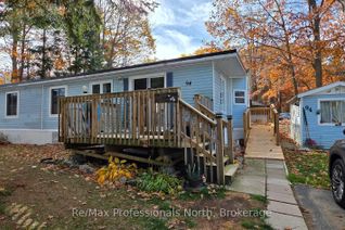 Bungalow for Sale, 1007 RACOON Rd #94, Gravenhurst, ON