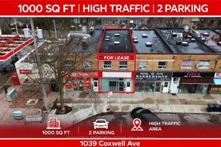 Commercial/Retail Property for Lease, 1039 COXWELL Ave, Toronto, ON