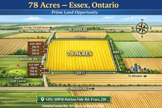 Residential Farm for Sale, PT LT 30 CON Batten Side Rd, Essex, ON