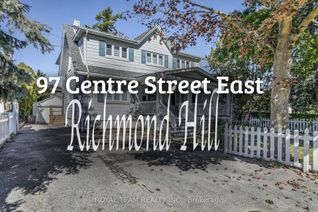 Property for Sale, 97 Centre St E, Richmond Hill, ON