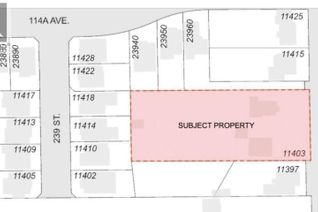 Commercial Land for Sale, 11403 240 Street, Maple Ridge, BC