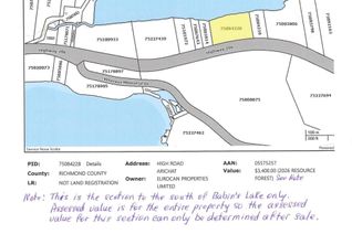 Commercial Land for Sale, Babins Lake, Arichat, NS