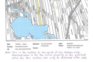Commercial Land for Sale, 320 Highway, D'Escousse, NS
