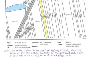 Commercial Land for Sale, 320 Highway, D'Escousse, NS