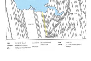 Commercial Land for Sale, 320 Highway, D'Escousse, NS