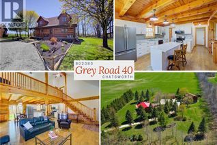 Log Home/Cabin for Sale, 802080 Grey Road 40, Chatsworth (Twp), ON