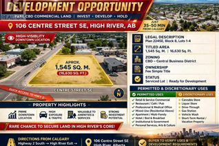 Land for Sale, 106 Centre Street Se, High River, AB