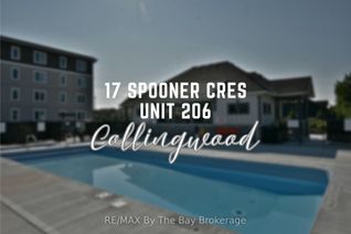 Apartment for Sale, 17 Spooner Cres #206, Collingwood, ON