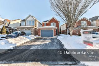 Detached 2-Storey for Sale, 40 Dalebrooke Cres, Whitby, ON