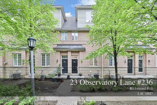 Townhouse for Sale, 23 Observatory Lane #236, Richmond Hill, ON