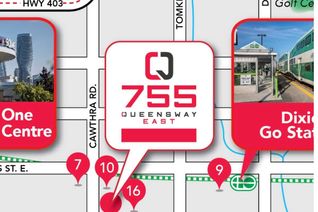 Office for Lease, 755 Queensway E #202, Mississauga, ON