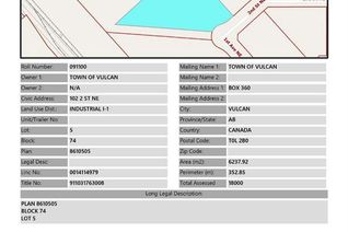 Commercial Land for Sale, 102 2 Street Ne, Vulcan, AB