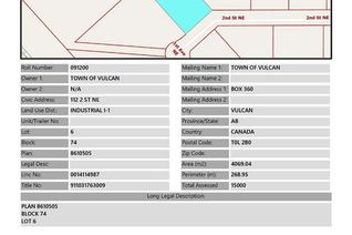 Commercial Land for Sale, 112 2 Street Ne, Vulcan, AB