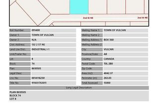 Commercial Land for Sale, 132 2 Street Ne, Vulcan, AB