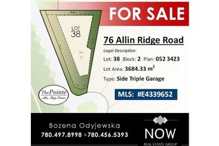 Commercial Land for Sale, 76 Allin Ridge Rd, Rural Sturgeon County, AB