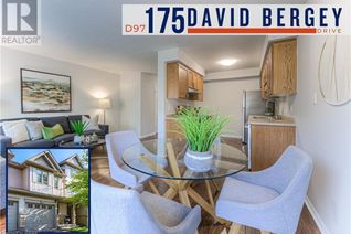 Condo Townhouse for Sale, 175 David Bergey Drive Unit# D97, Kitchener, ON