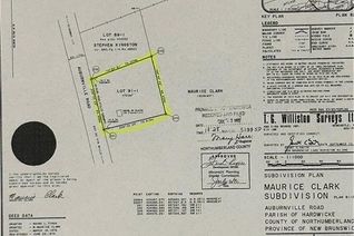 Commercial Land for Sale, 435 Auburnville Road, Bay Du Vin, NB
