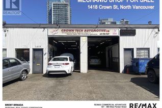 Auto Service/Repair Business for Sale, 1418 Crown Street, North Vancouver, BC