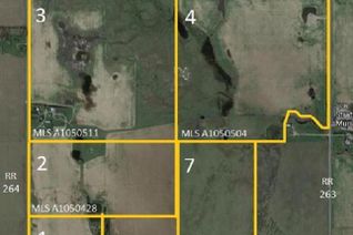 Land for Sale, W4r26t25s16qnw Range Road 264 Range, Rural Wheatland County, AB