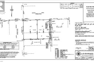 Commercial Land for Sale, 23 & 29 Dexter Drive, Welland, ON
