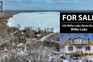 Detached House for Sale, 163 Miller Lake Shore Road, Miller Lake, ON