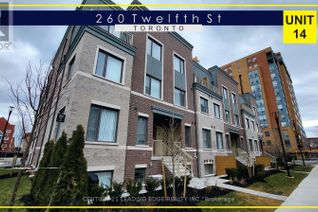 Townhouse for Sale, 260 Twelfth Street #14, Toronto, ON
