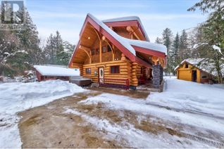 Log Home/Cabin for Sale, 1876 Shaver Road, Revelstoke, BC