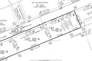Land for Sale, 22-5 Lina's Way, Caissie Cape, NB
