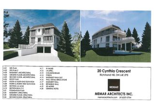 Land for Sale, 20 Cynthia Cres, Richmond Hill, ON