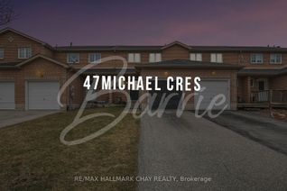 Freehold Townhouse for Sale, 47 Michael Cres, Barrie, ON