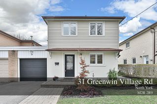 Detached House for Sale, 31 Greenwin Village Rd, Toronto, ON
