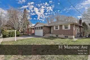 Bungalow for Sale, 81 Maxome Ave, Toronto, ON