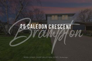 Property for Sale, 25 Caledon Cres, Brampton, ON