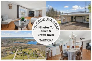 Bungalow for Sale, 401 Cordova Rd, Marmora and Lake, ON
