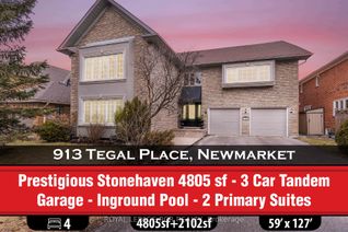 Detached House for Sale, 913 Tegal Pl, Newmarket, ON