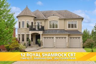 Detached House for Sale, 12 Royal Shamrock Crt, Whitchurch-Stouffville, ON