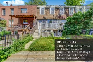 Townhouse for Rent, 183 Munro St, Toronto, ON