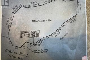 Land for Sale, 48 Gullies Road, Spaniards Bay, NL