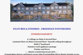 Freehold Townhouse for Sale, Blk131B Seguin St #131B-1, Richmond Hill, ON