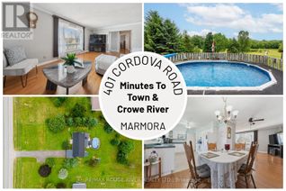 Detached House for Sale, 401 Cordova Road, Marmora and Lake, ON