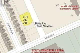 Commercial Land for Sale, V/L Betts, Windsor, ON