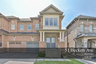 Semi-Detached House for Sale, 51 Beckett Ave, Markham, ON