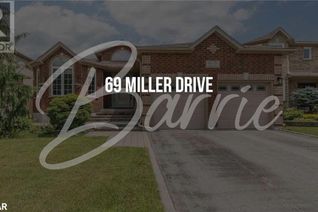 Detached House for Sale, 69 Miller Drive, Barrie, ON