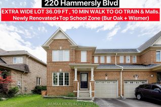 Semi-Detached House for Sale, 220 Hammersly Blvd, Markham, ON